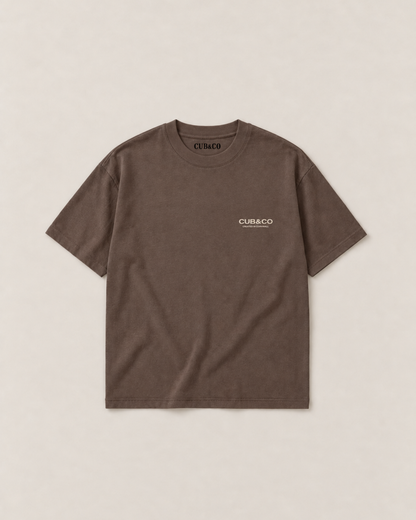 Block T-Shirt – Brown