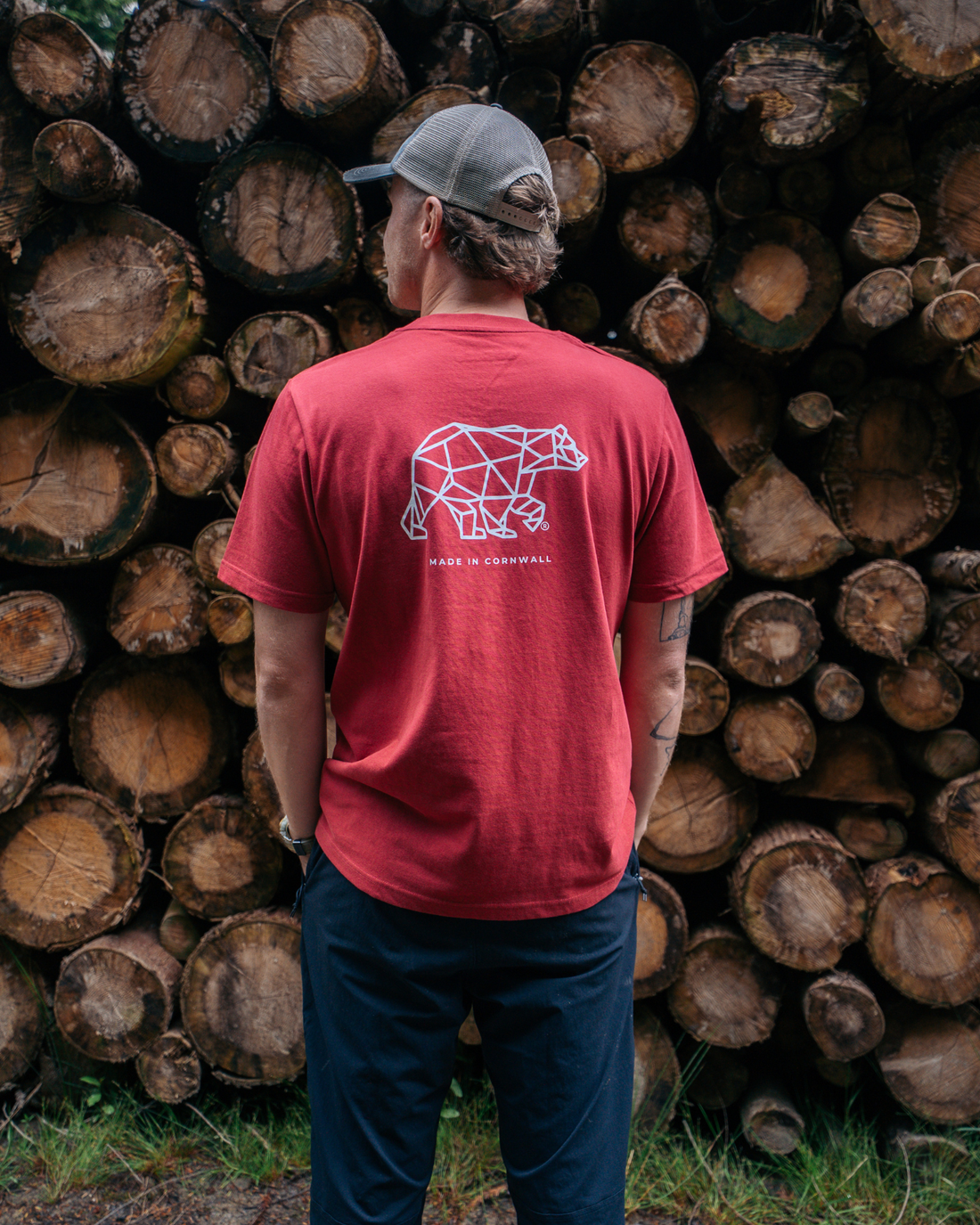 Polybear T-Shirt - Crimson Red