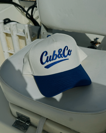 Cub&amp;Co Signature Cap Blue &amp; White