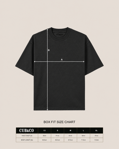 Cubs Café Heavyweight Oversized T-Shirt – Black