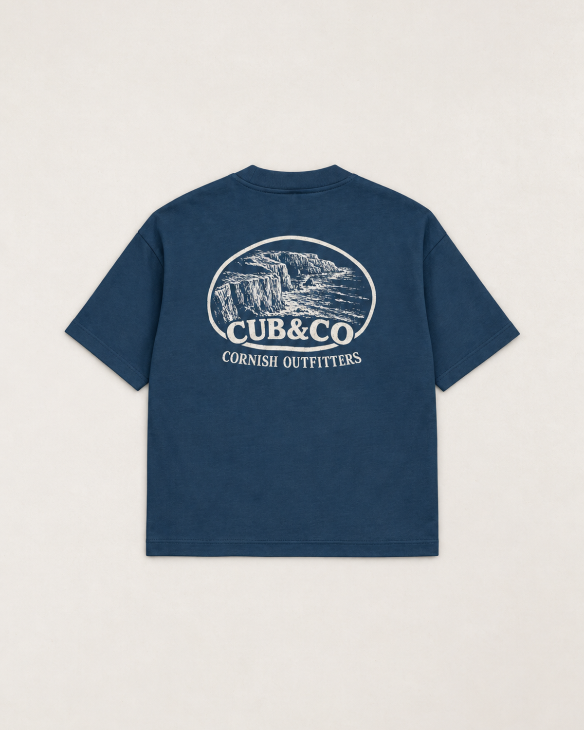 Cornish Cliffs T-Shirt – Sea Teal