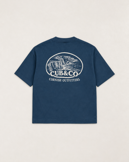 Cornish Cliffs T-Shirt – Sea Teal