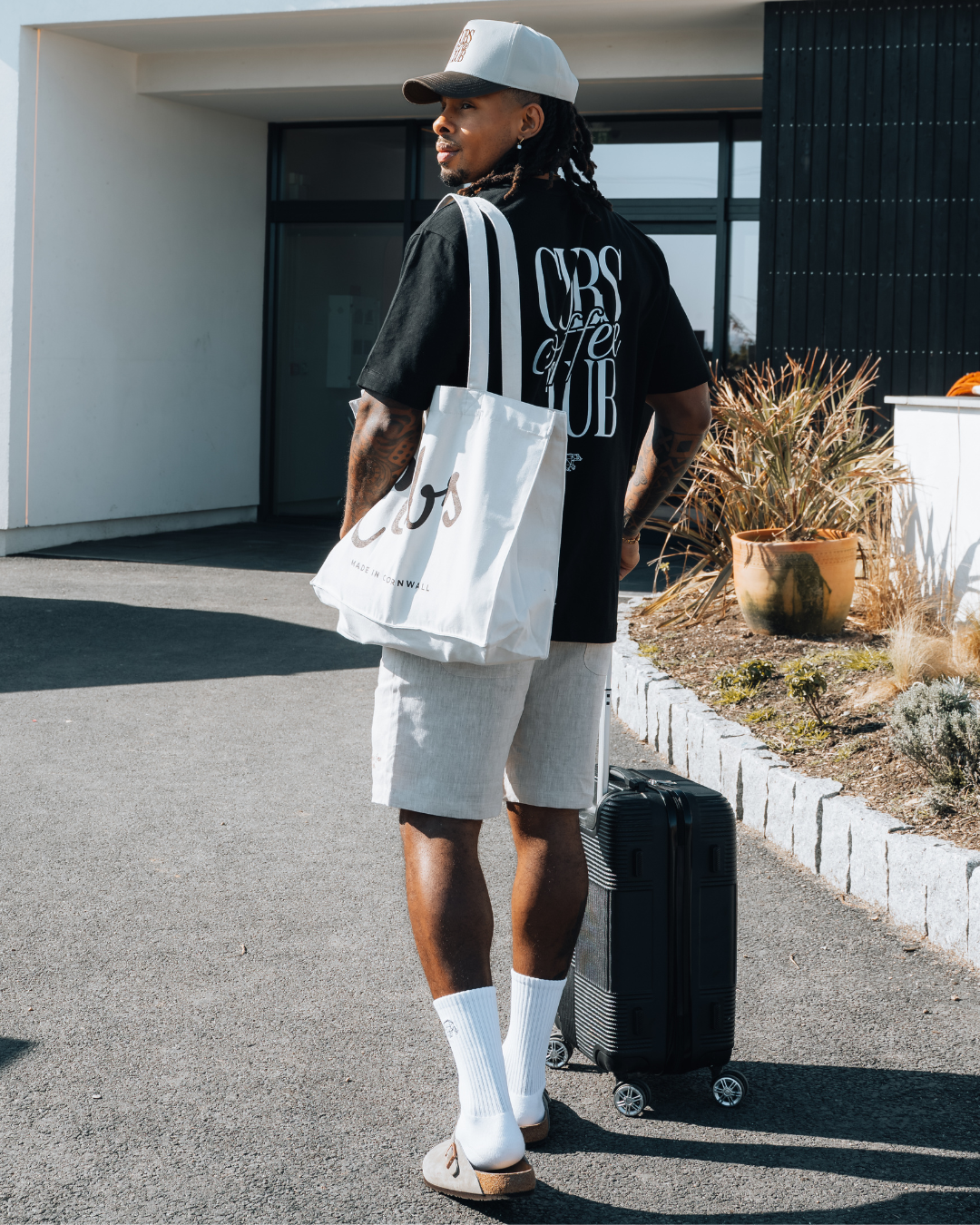 Written Linen Shorts