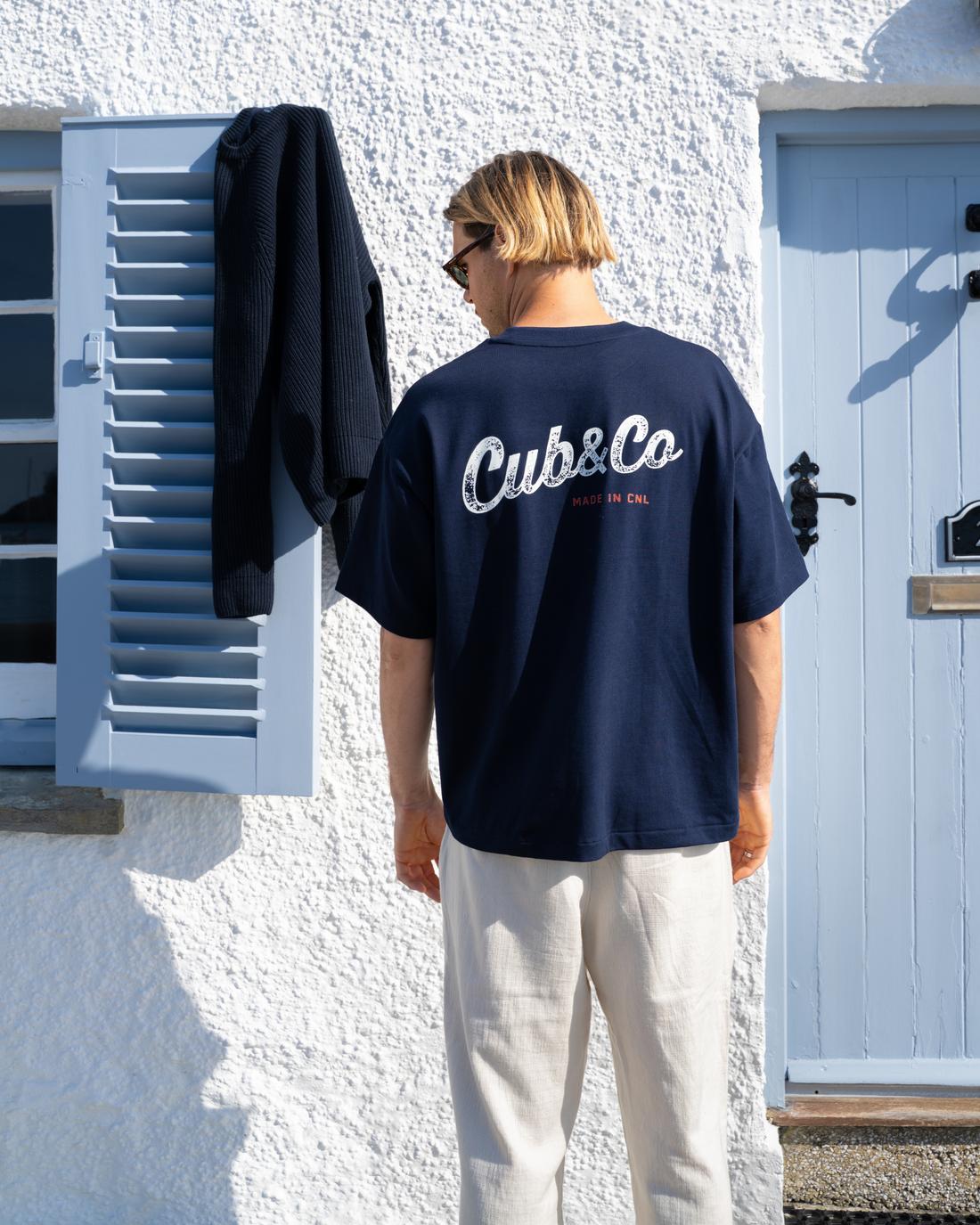 Signature Heavyweight Box T-Shirt – French Navy