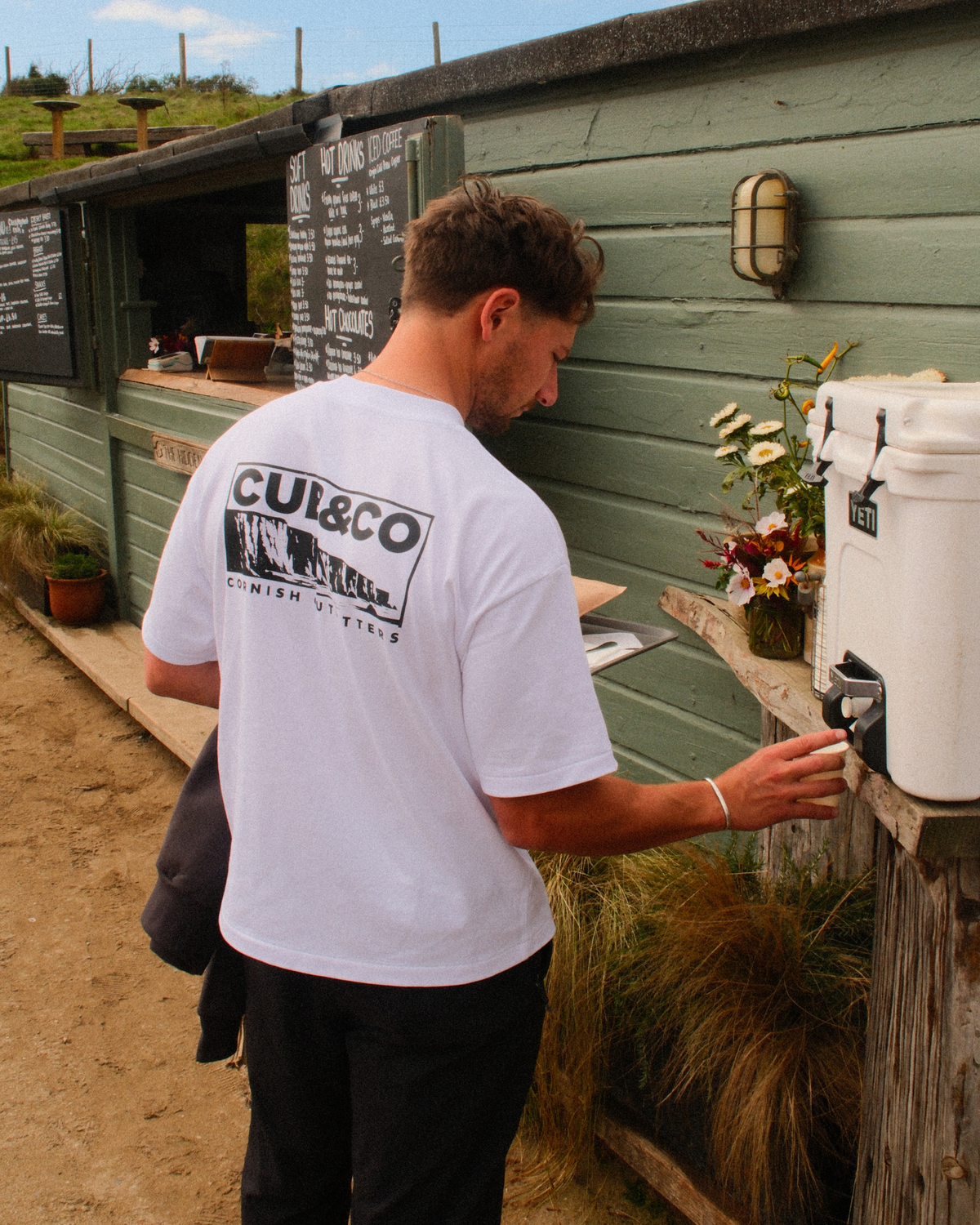 Cornish Coast T-Shirt – White