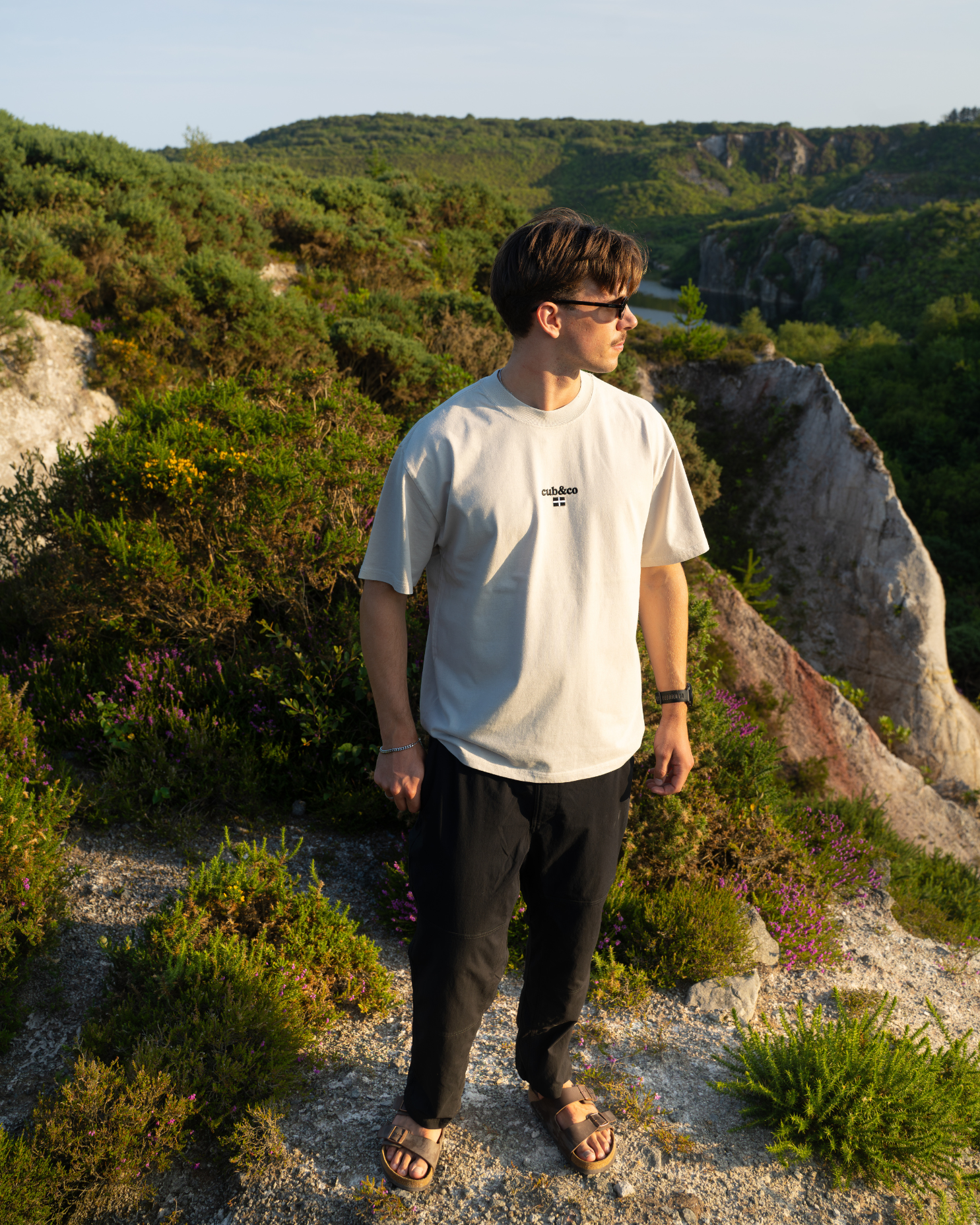 Kernow Washed Cream T-Shirt