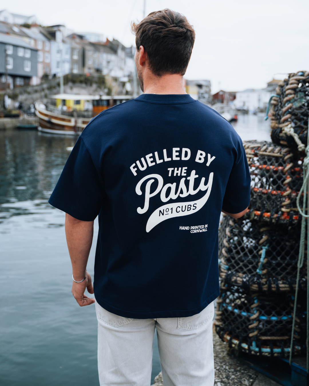 Pasty Heavyweight Box T-Shirt - Navy