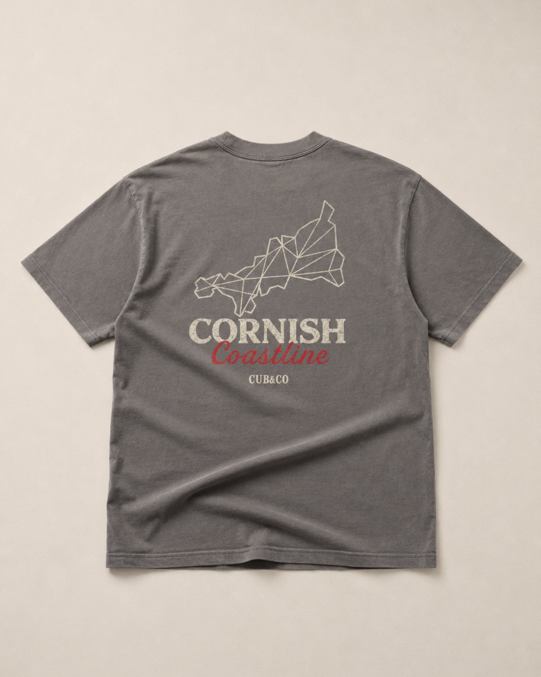 Explore T shirt- Washed Brown