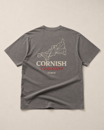Explore T shirt- Washed Brown