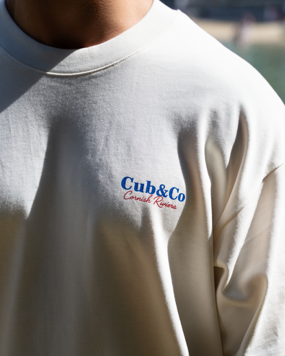 Riviera Heavyweight Box T-Shirt – Cornish Cream