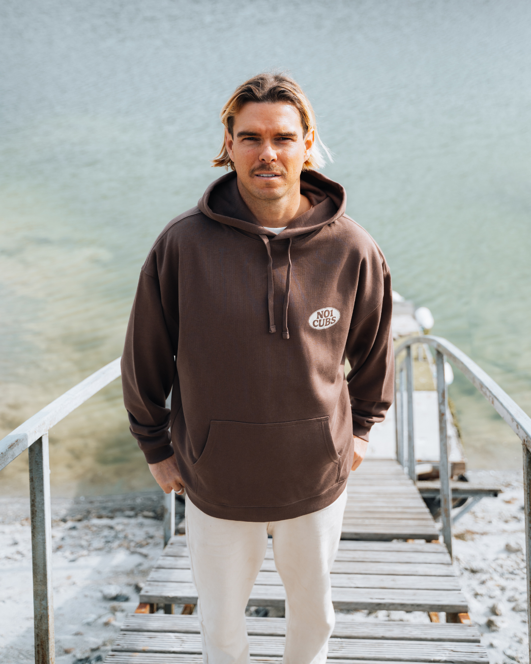 Oval Heavyweight Hoodie - Brown