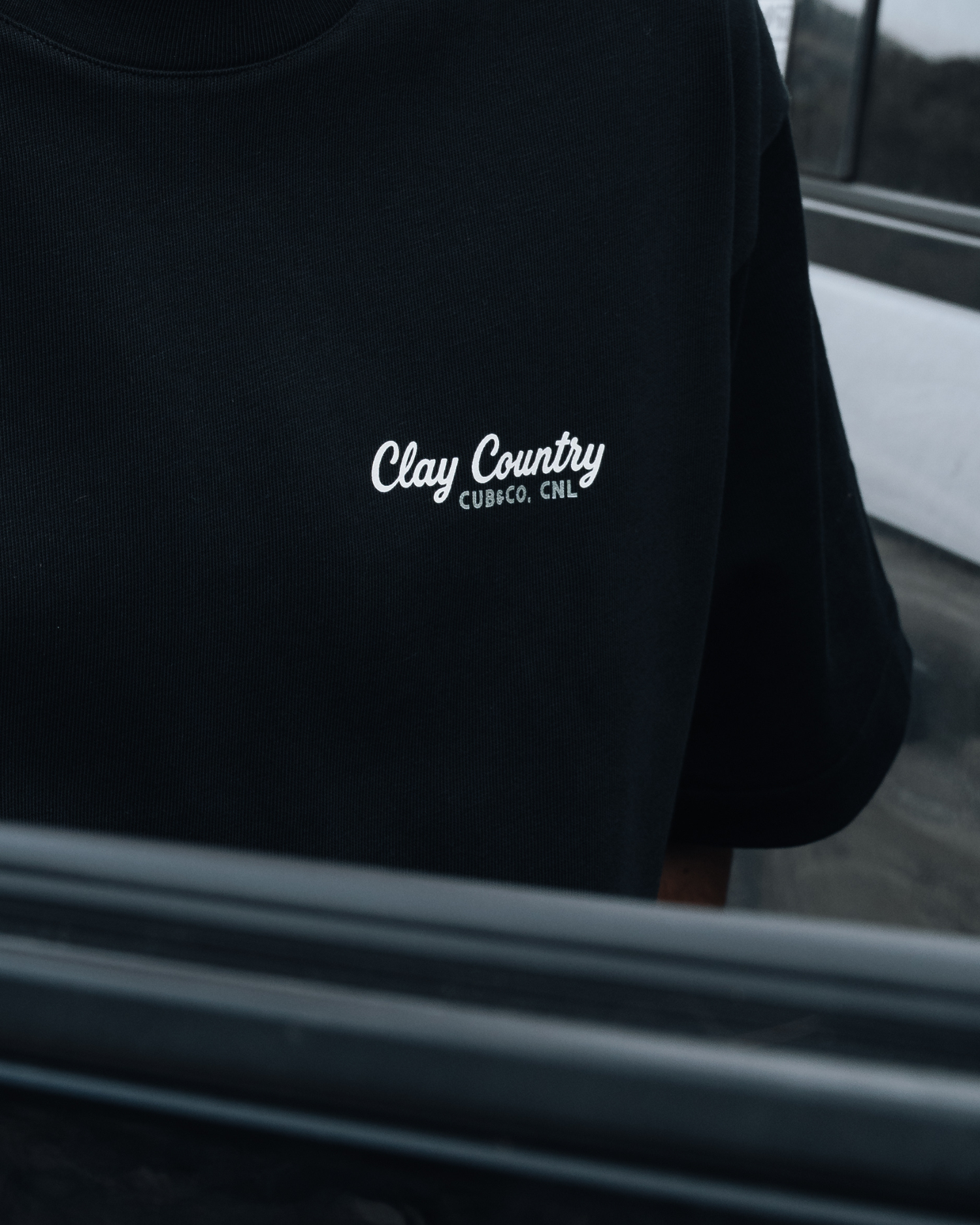 Clay Country Heavyweight Box T-Shirt - Black