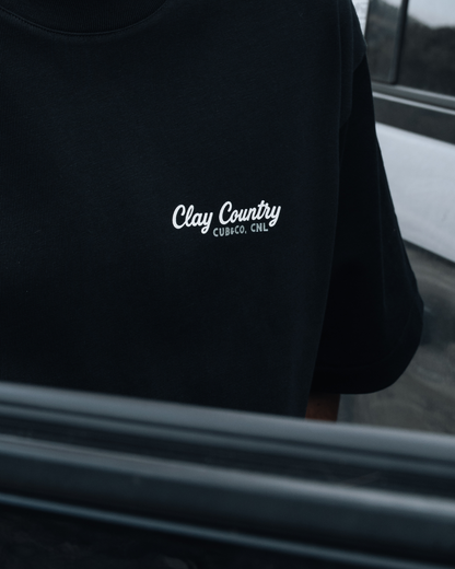 Clay Country Heavyweight Box T-Shirt - Black