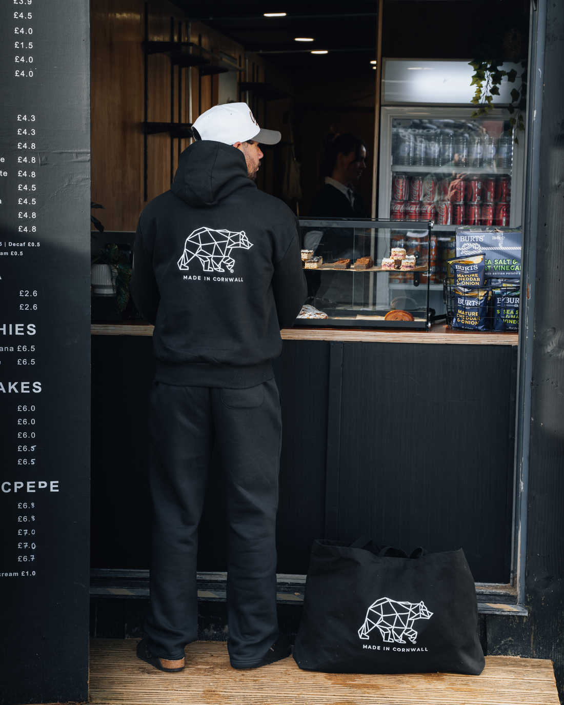 Bear Heavyweight Hoodie - Black