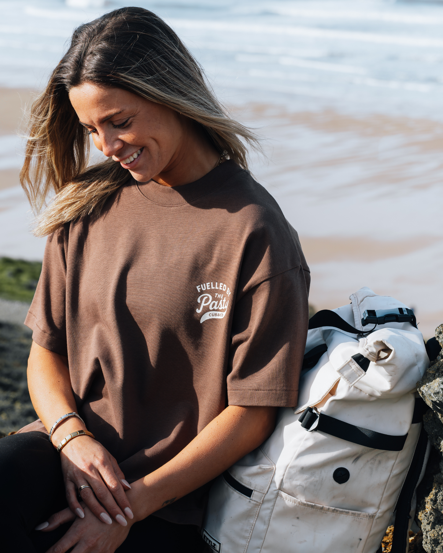 Pasty Heavyweight Box T-Shirt - Brown