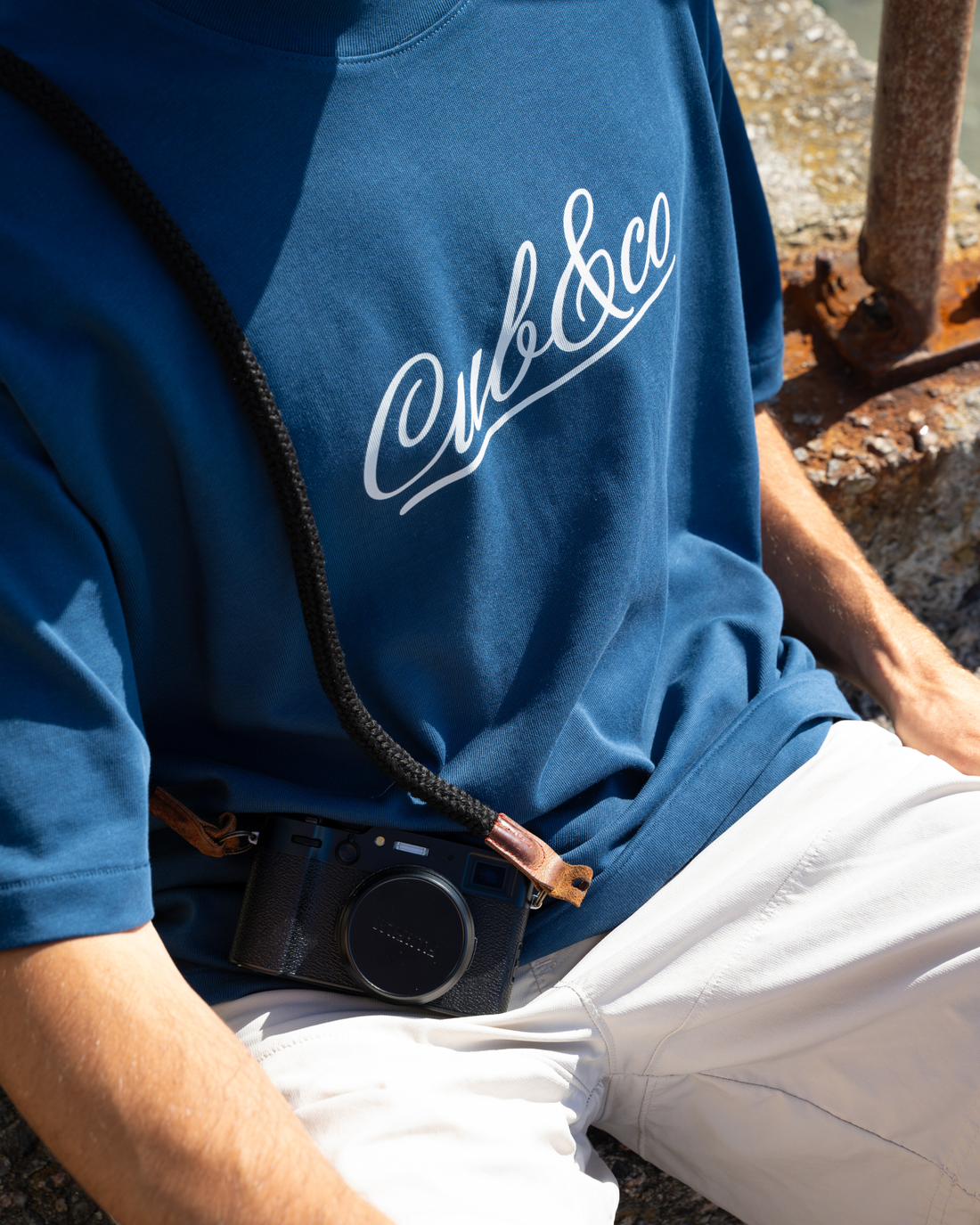 Written Heavyweight Box T-Shirt – Marine Blue