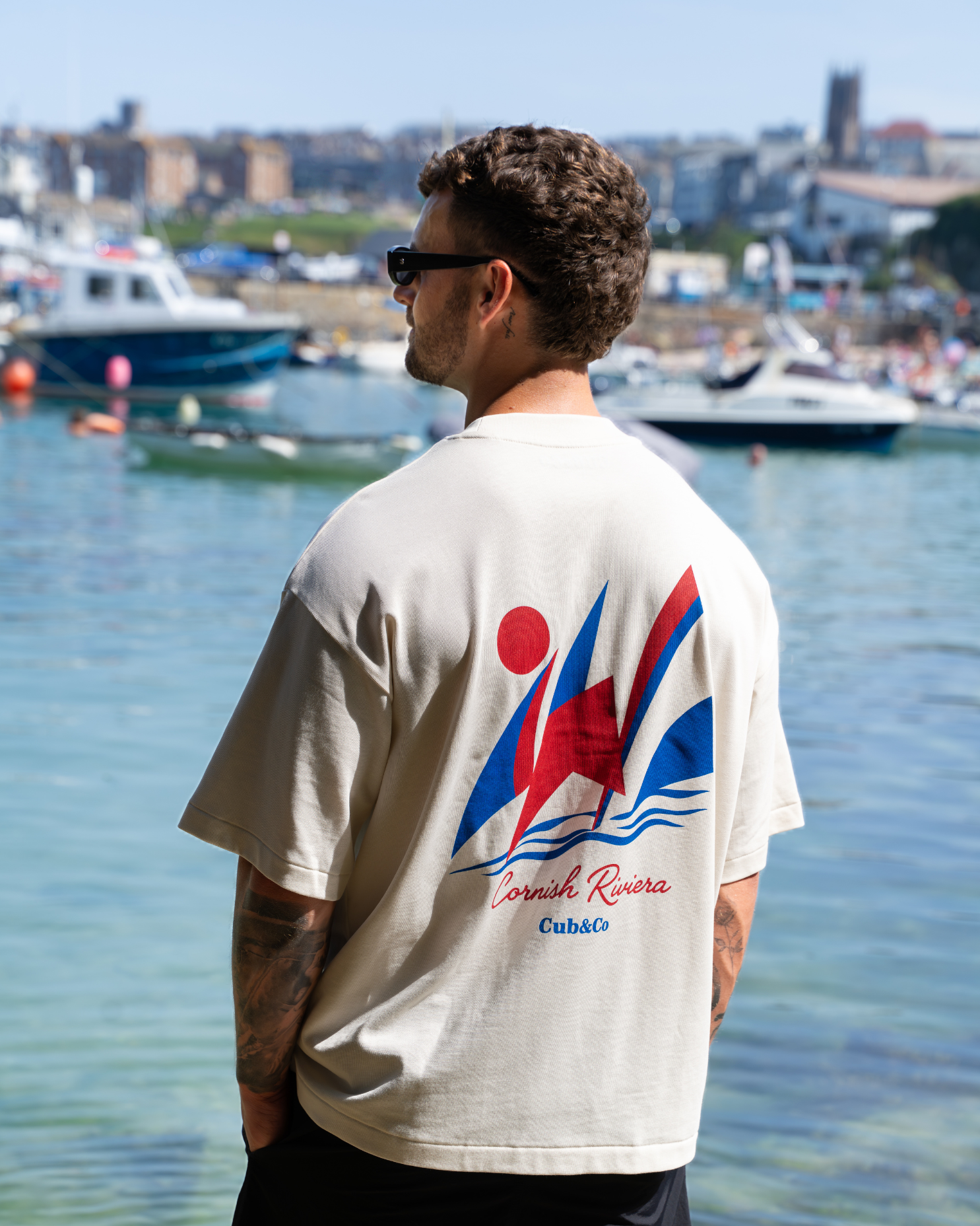 Riviera Heavyweight Box T-Shirt – Cornish Cream