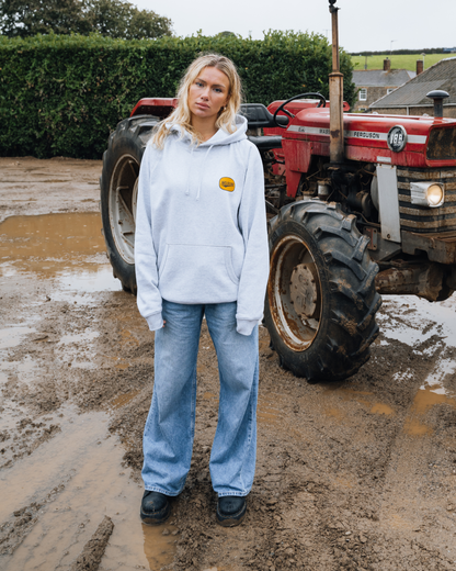 Dreckly Heavyweight Hoodie - Ash Grey