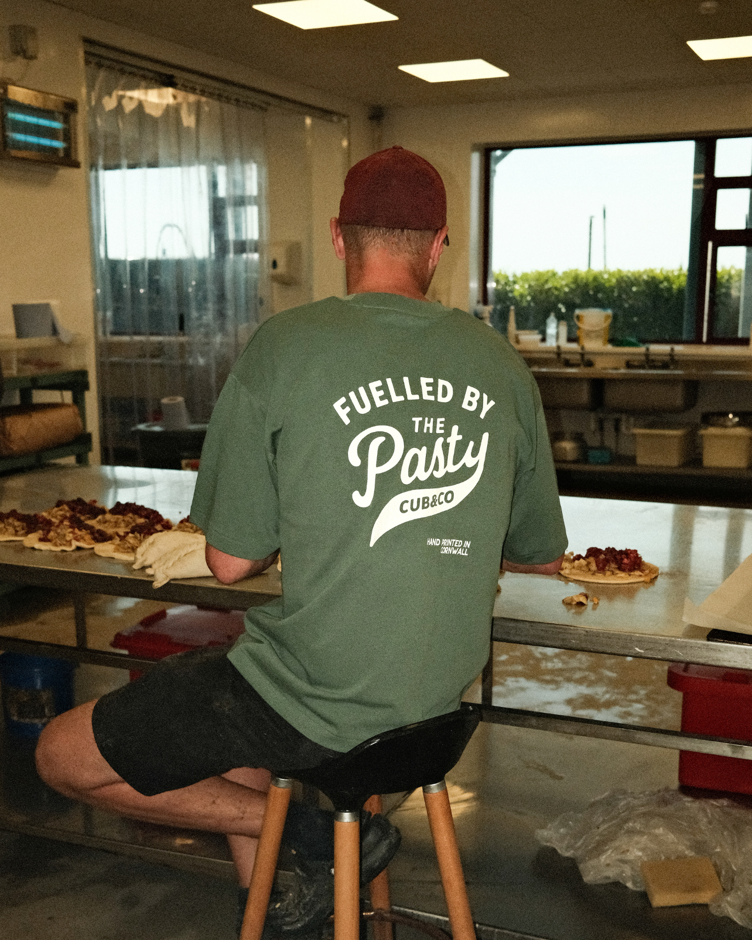 Pasty Heavyweight Box T-Shirt - Sage Green
