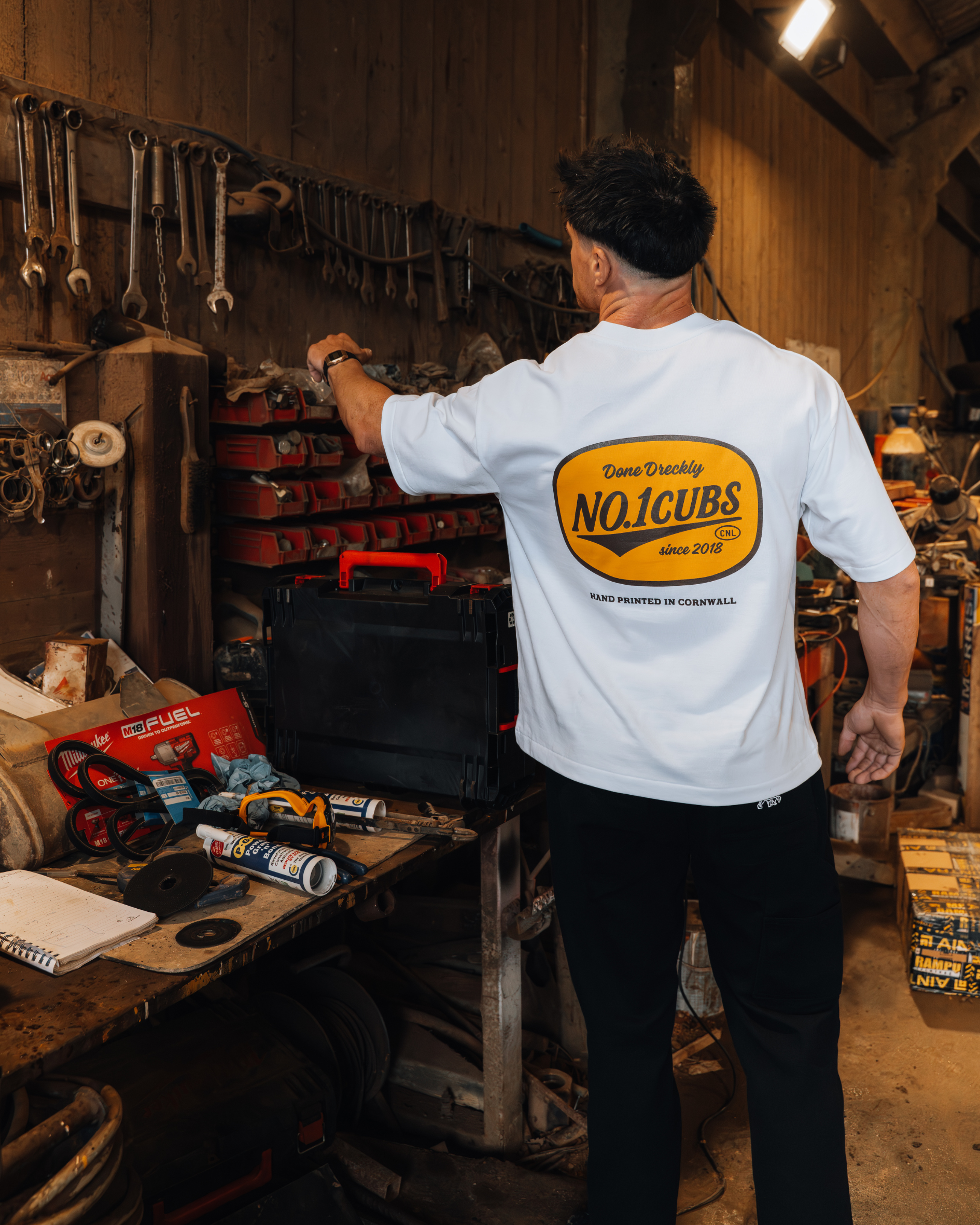 Dreckly Heavyweight Box T-Shirt - White