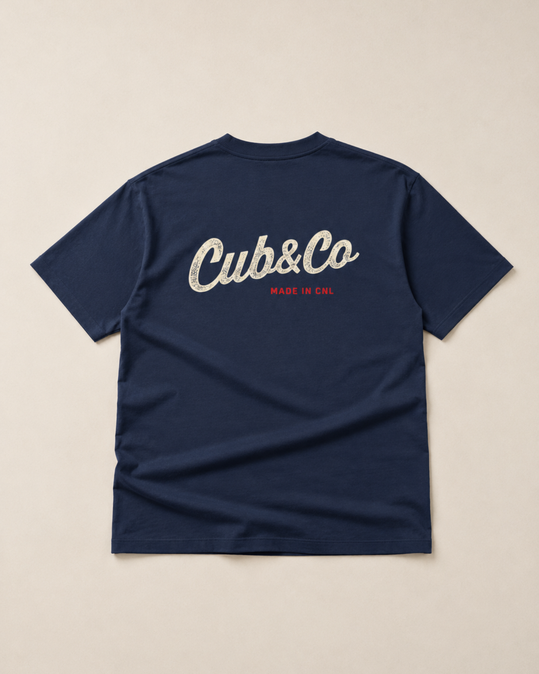 Signature Heavyweight Box T-Shirt – French Navy