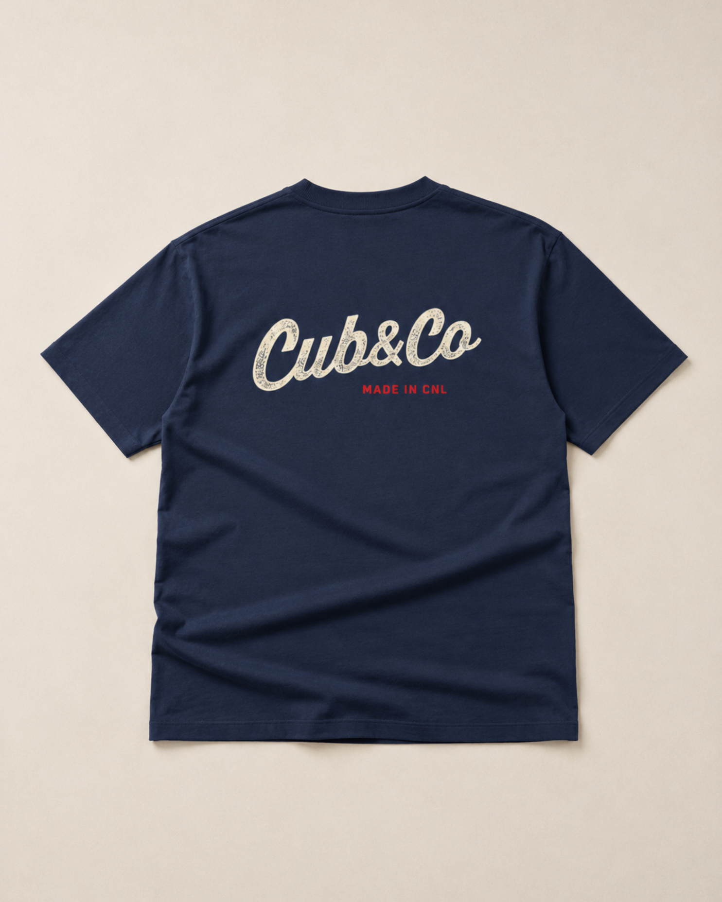 Signature Heavyweight Box T-Shirt – French Navy