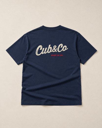 Signature Heavyweight Box T-Shirt – French Navy