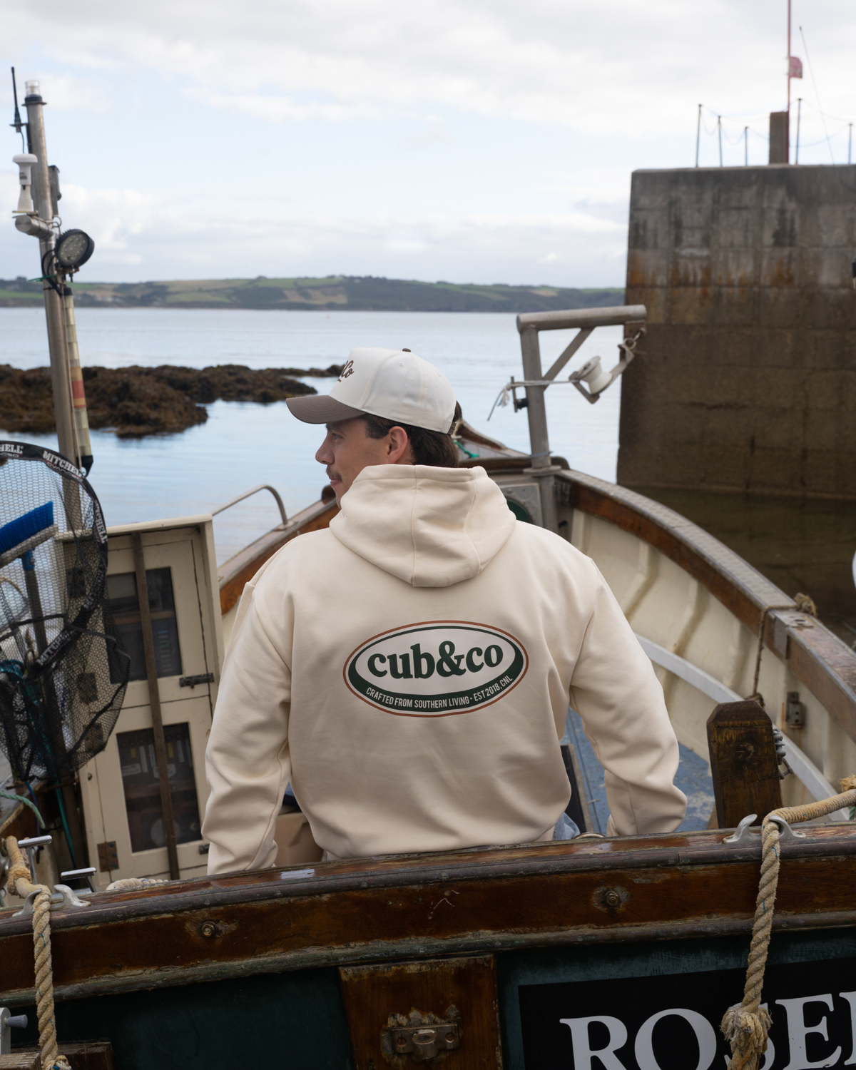 Cub&amp;Co Hoodie – Cream