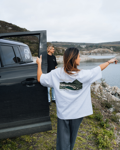 Clay Country Heavyweight Box T-Shirt – Ash Grey