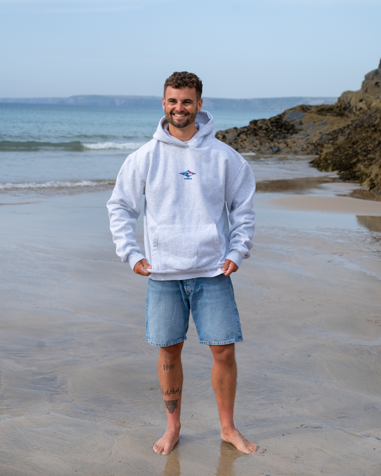 Diamond Heavyweight Hoodie - Ash Grey