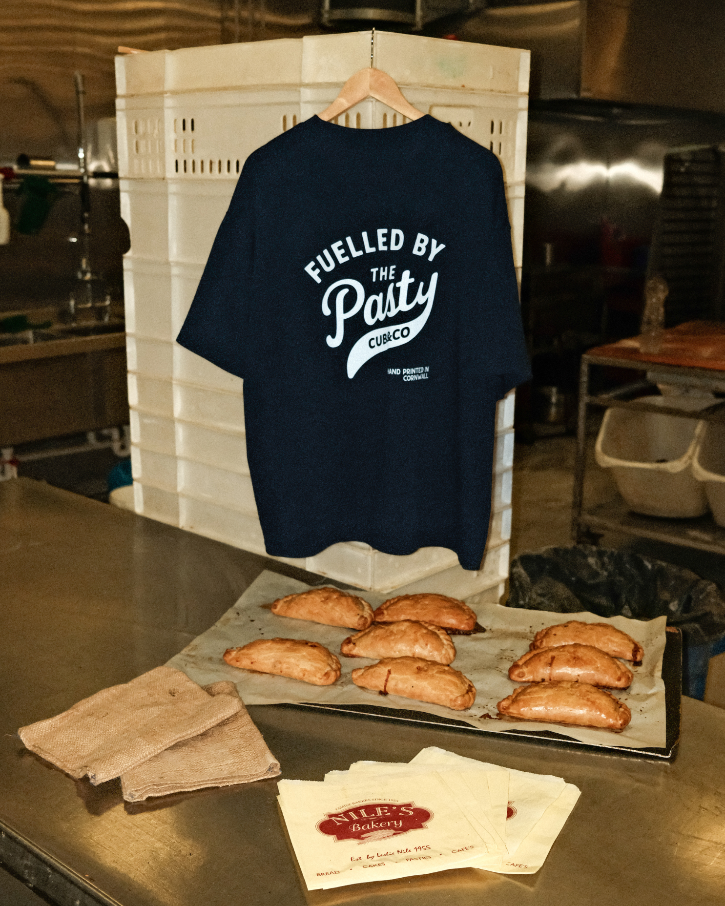 Pasty Heavyweight Box T-Shirt - Navy