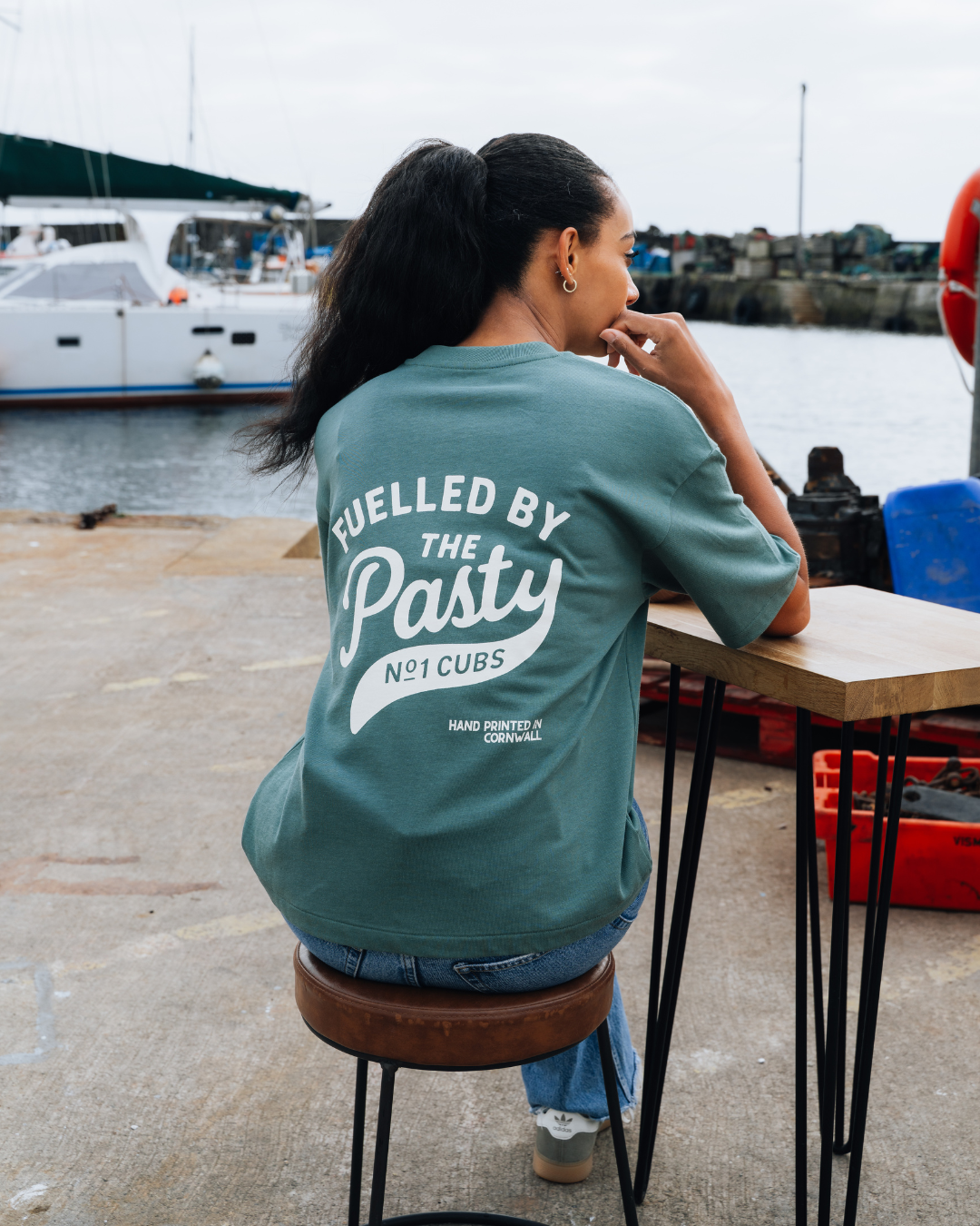 Pasty Heavyweight Box T-Shirt - Emerald Green
