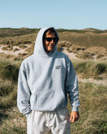 Polybear Heavyweight Hoodie - Heather Grey