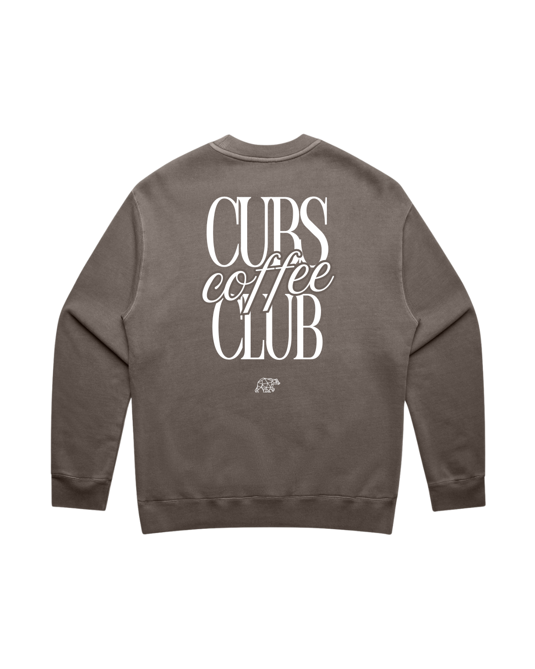 Coffee Club Heavyweight Sweatshirt - Washed Brown