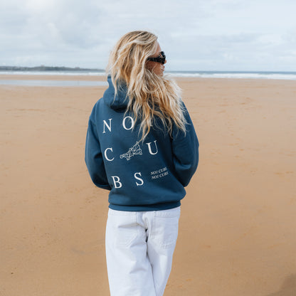 3 Tier Heavyweight Hoodie - Vintage Blue