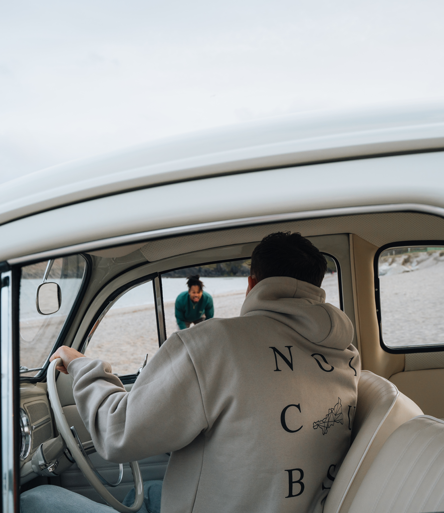 3 Tier Heavyweight Hoodie - Sand