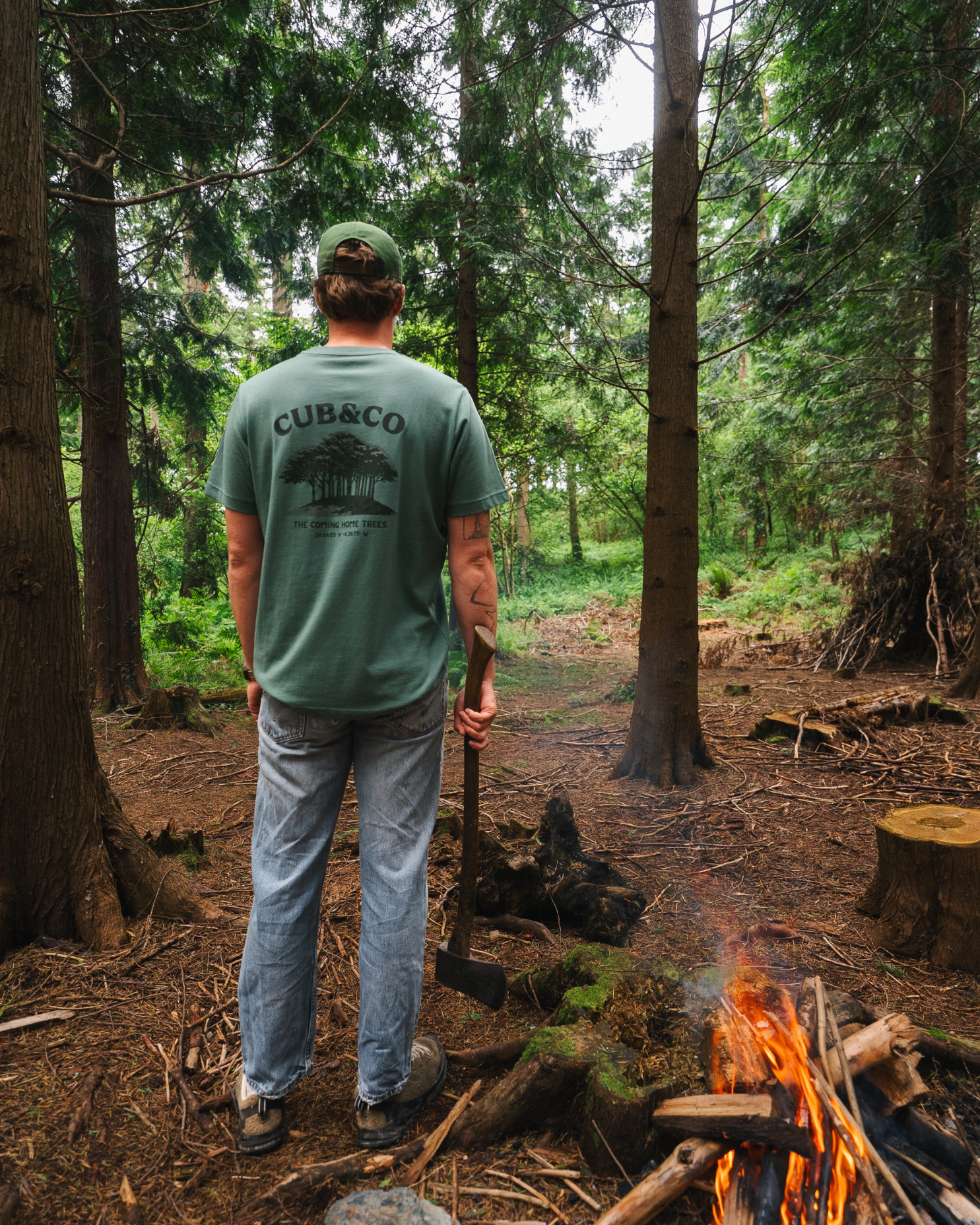 Coming Home T-Shirt - Sage Green