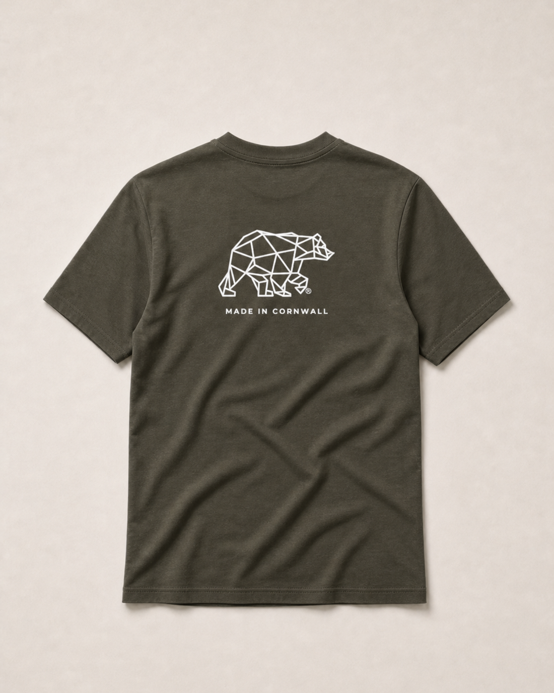 Kids’ Bear T-Shirt Khaki