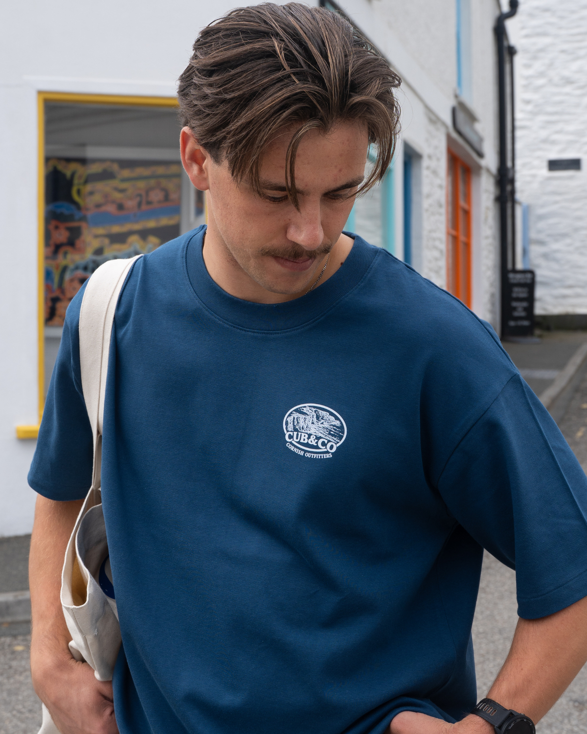 Cornish Cliffs T-Shirt – Sea Teal