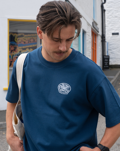 Cornish Cliffs T-Shirt – Sea Teal