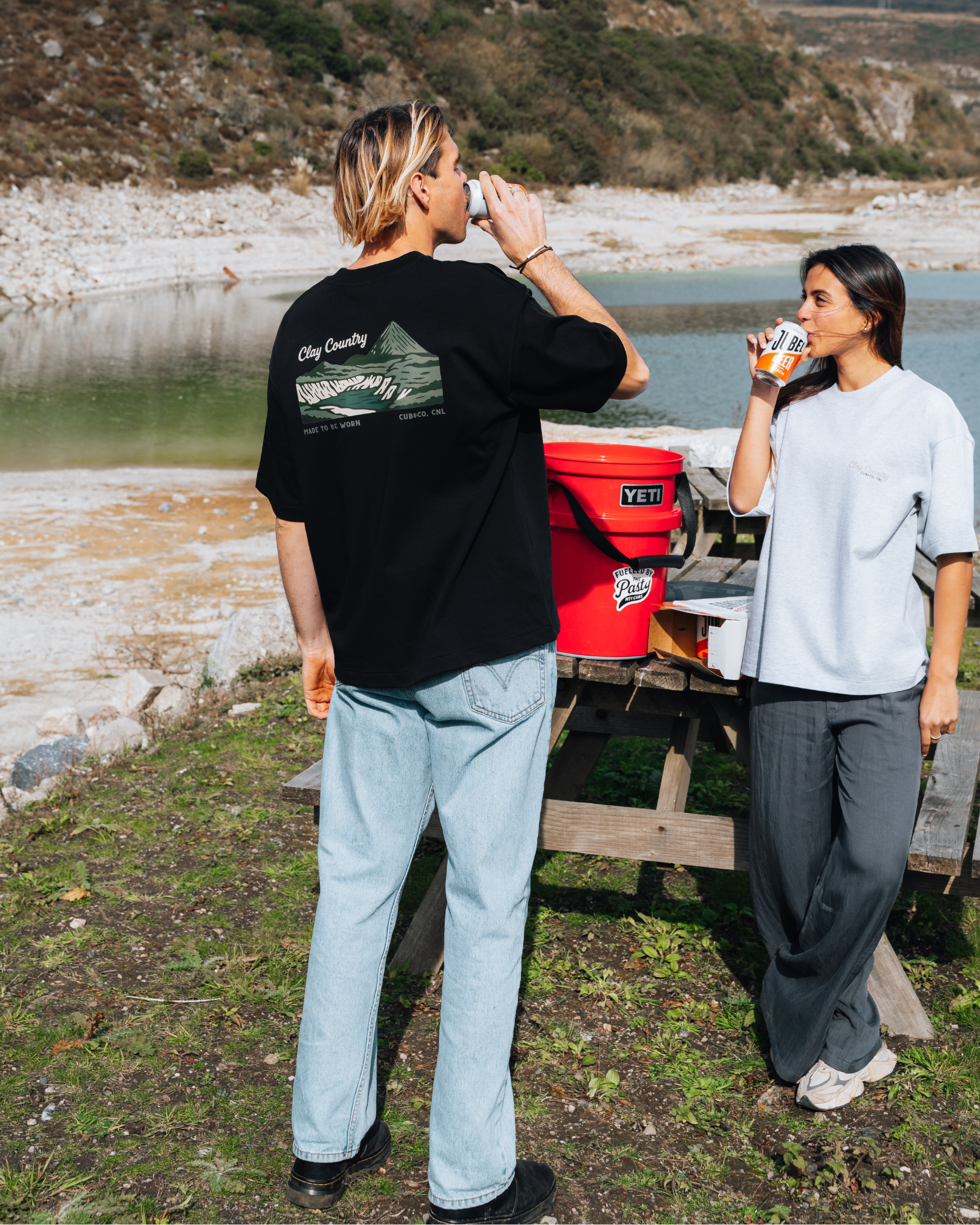 Clay Country Heavyweight Box T-Shirt - Black