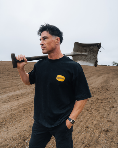 Dreckly Heavyweight Box T-Shirt - Black