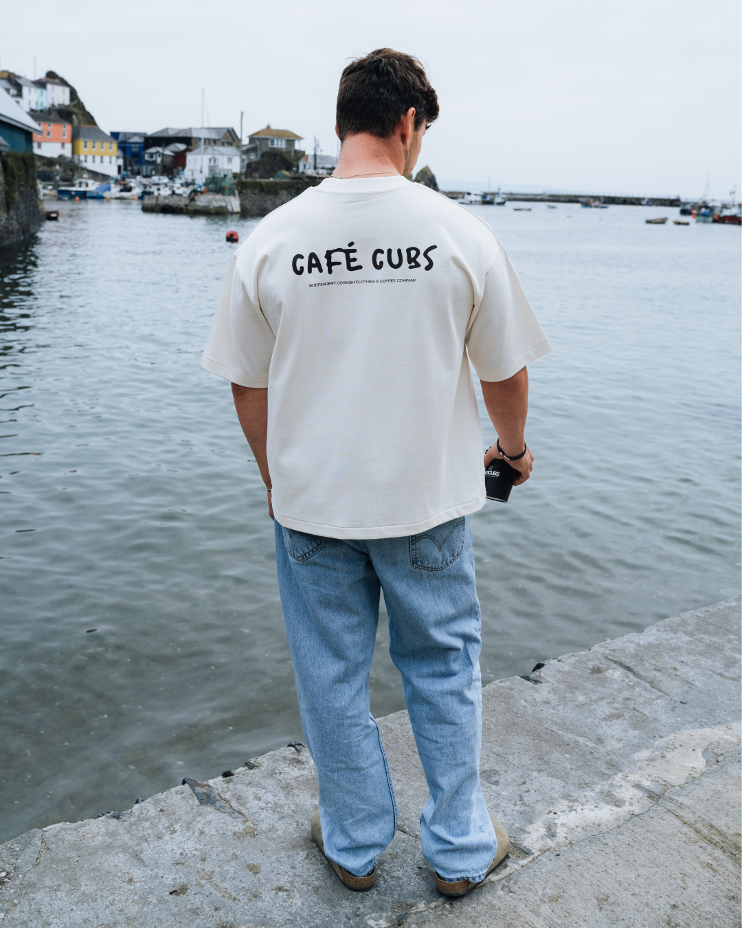 Café Cubs Heavyweight Box T-Shirt - Cornish Cream