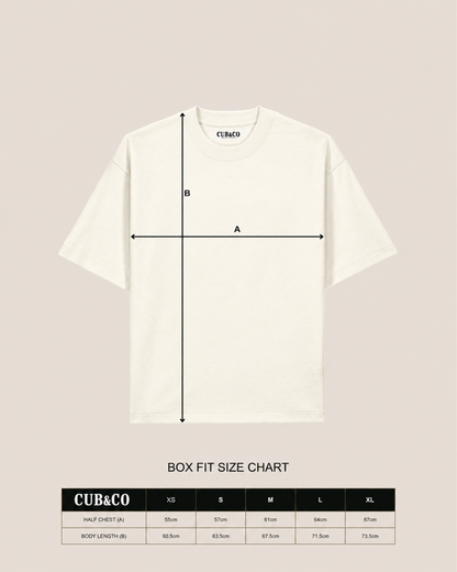 Cubs Café Heavyweight Oversized T-Shirt – Cream