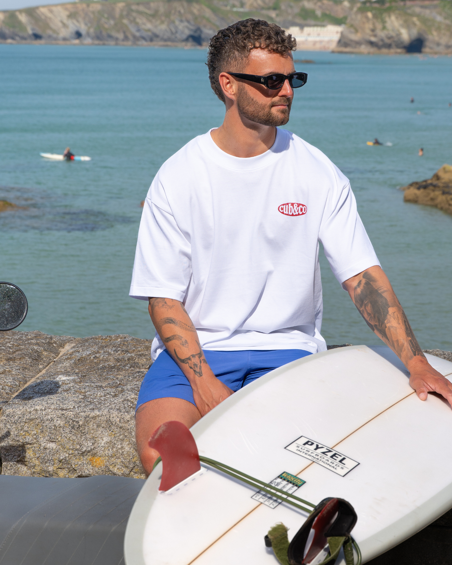 Oval Heavyweight Box T-Shirt – White