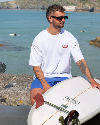Oval Heavyweight Box T-Shirt – White