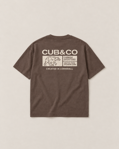 Block T-Shirt – Brown