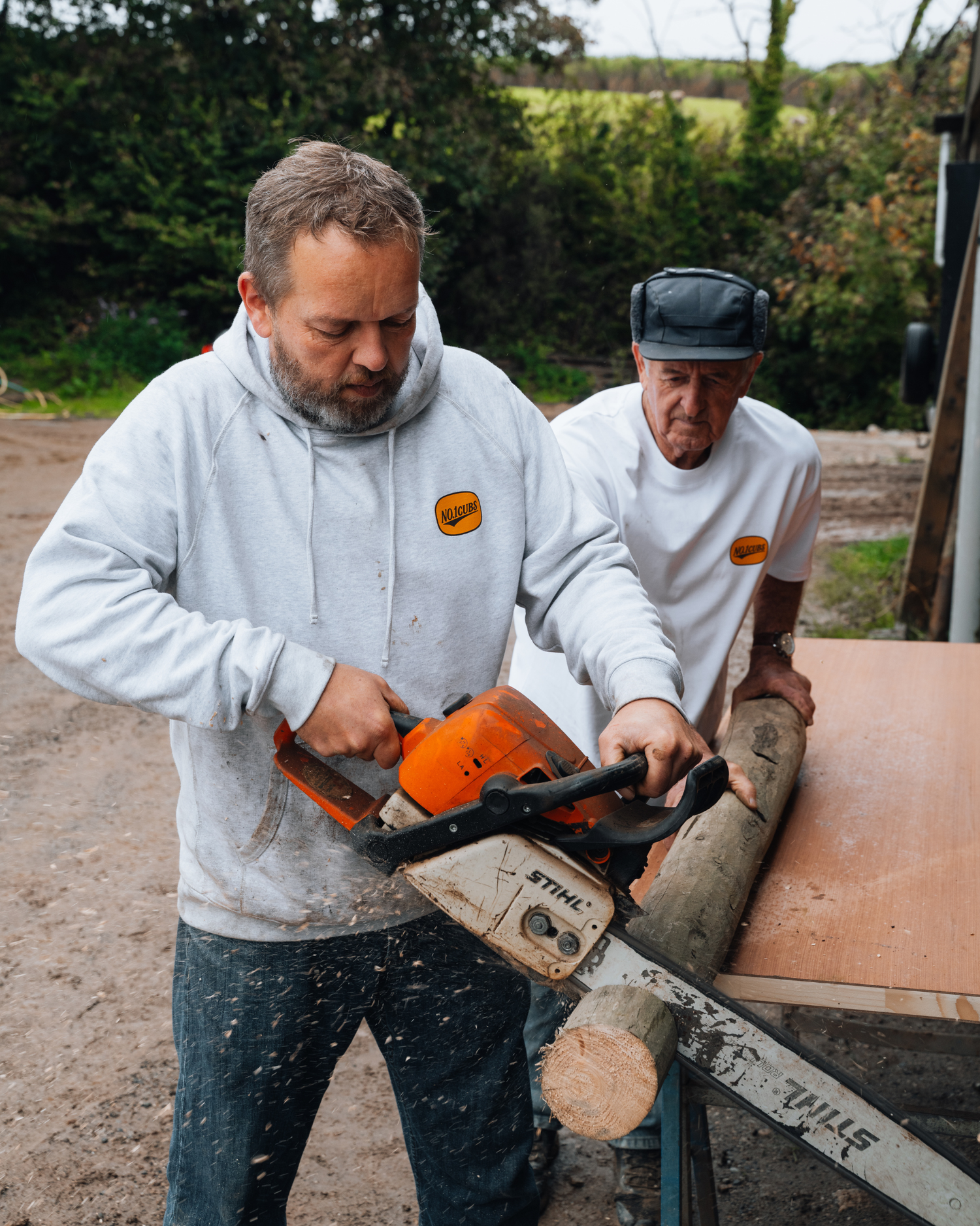 Dreckly Heavyweight Hoodie - Ash Grey
