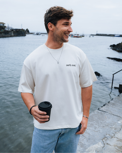 Café Cubs Heavyweight Box T-Shirt - Cornish Cream