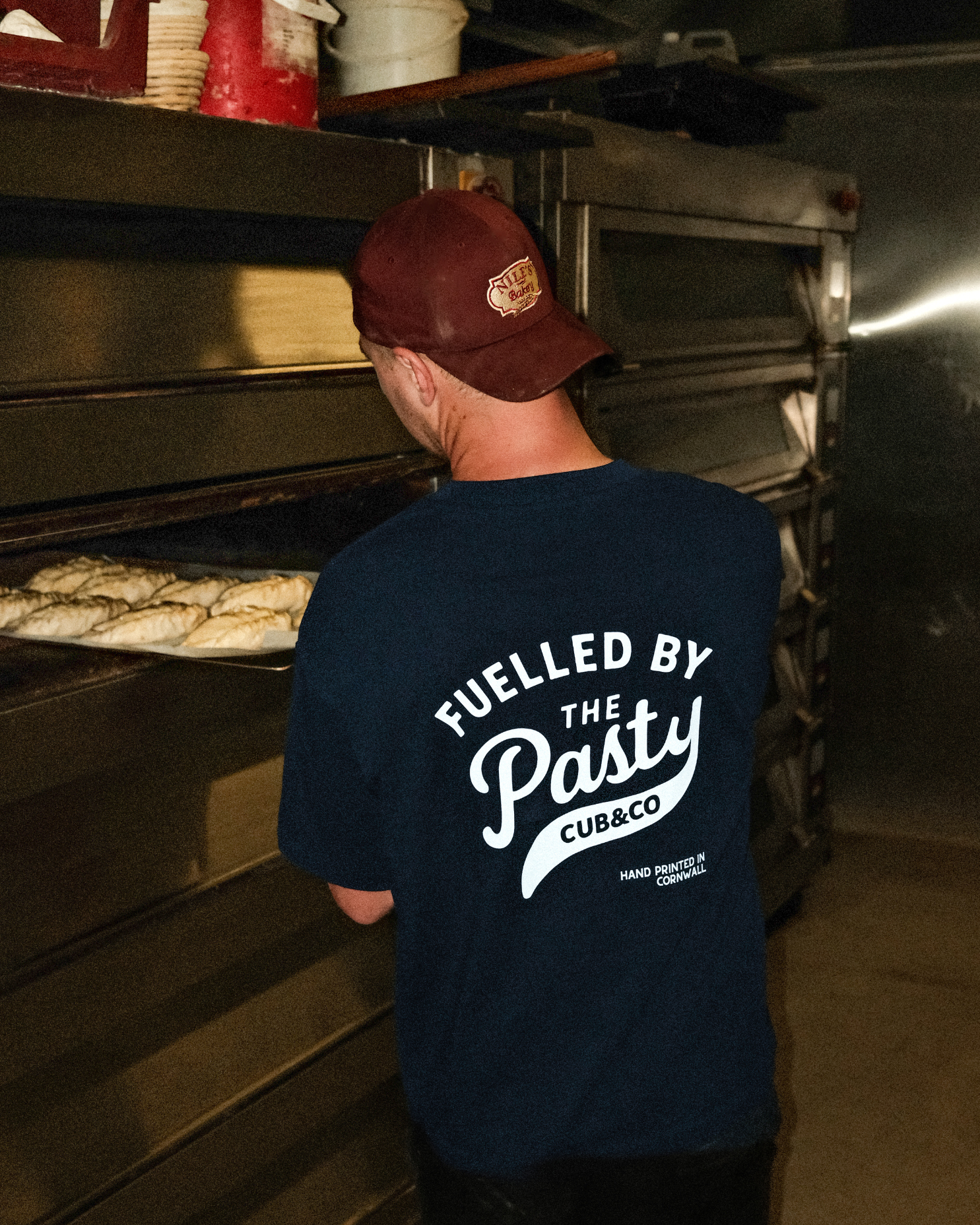 Pasty Heavyweight Box T-Shirt - Navy